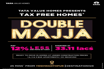 Pay 12% less and move in today at Tata New Haven in Bangalore